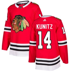 Men's Chris Kunitz Chicago Blackhawks Authentic Home Jersey - Red