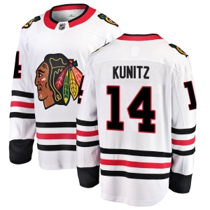 Men's Chris Kunitz Chicago Blackhawks Breakaway Away Jersey - White