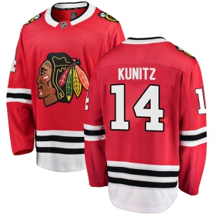 Men's Chris Kunitz Chicago Blackhawks Breakaway Home Jersey - Red