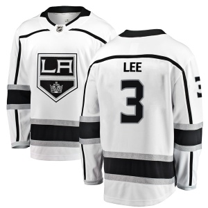 Men's Chris Lee Los Angeles Kings Breakaway Away Jersey - White