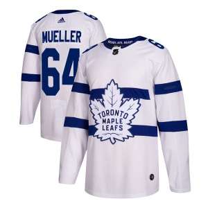 Men's Chris Mueller Toronto Maple Leafs Authentic 2018 Stadium Series Jersey - White