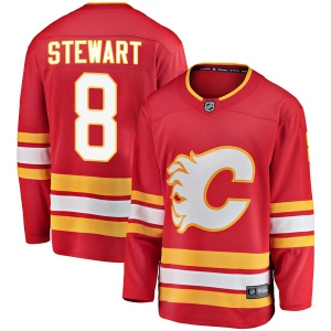 Men's Chris Stewart Calgary Flames Breakaway Alternate Jersey - Red