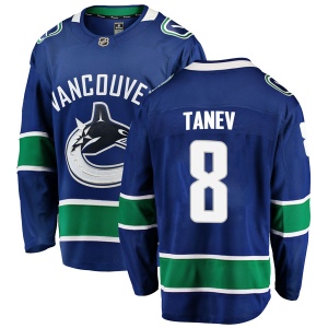 Men's Chris Tanev Vancouver Canucks Breakaway Home Jersey - Blue