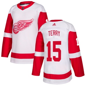 Men's Chris Terry Detroit Red Wings Authentic Jersey - White