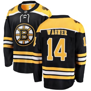 Men's Chris Wagner Boston Bruins Breakaway Home Jersey - Black