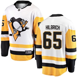 Men's Christian Hilbrich Pittsburgh Penguins Breakaway Away Jersey - White