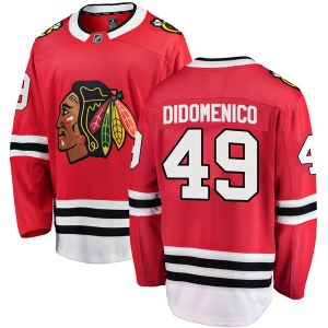 Men's Christopher DiDomenico Chicago Blackhawks Breakaway Home Jersey - Red