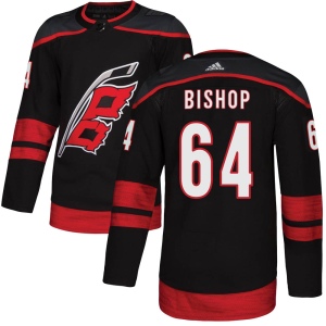 Men's Clark Bishop Carolina Hurricanes Authentic Alternate Jersey - Black