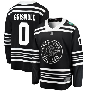 Men's Clark Griswold Chicago Blackhawks 2019 Winter Classic Breakaway Jersey - Black