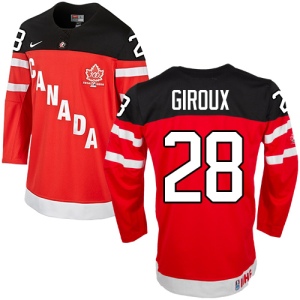 Men's Claude Giroux Team Canada Premier 100th Anniversary Olympic Hockey Jersey - Red