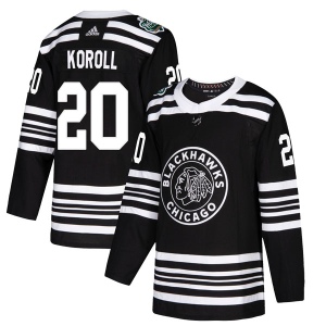 Men's Cliff Koroll Chicago Blackhawks Authentic 2019 Winter Classic Jersey - Black