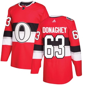 Men's Cody Donaghey Ottawa Senators Authentic 2017 100 Classic Jersey - Red