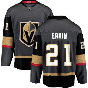 Men's Cody Eakin Vegas Golden Knights Black Home Breakaway Jersey - Gold