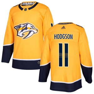 Men's Cody Hodgson Nashville Predators Authentic Home Jersey - Gold