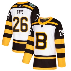 Men's Colby Cave Boston Bruins Authentic 2019 Winter Classic Jersey - White