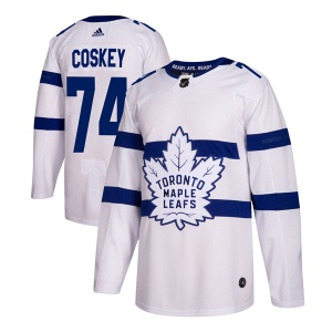 Men's Cole Coskey Toronto Maple Leafs Authentic 2018 Stadium Series Jersey - White