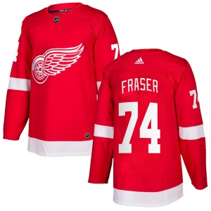 Men's Cole Fraser Detroit Red Wings Authentic Home Jersey - Red