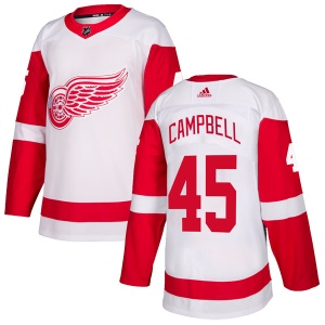 Men's Colin Campbell Detroit Red Wings Authentic Jersey - White