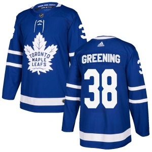 Men's Colin Greening Toronto Maple Leafs Authentic Home Jersey - Blue