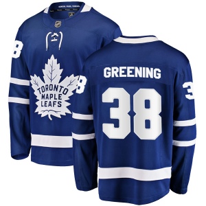 Men's Colin Greening Toronto Maple Leafs Breakaway Home Jersey - Blue