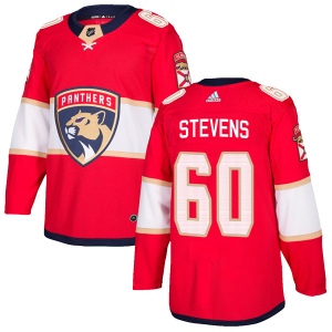 Men's Colin Stevens Florida Panthers Authentic Home Jersey - Red