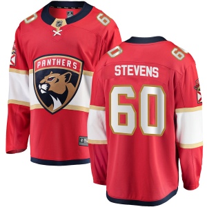 Men's Colin Stevens Florida Panthers Breakaway Home Jersey - Red