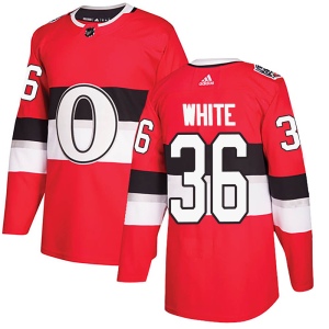 Men's Colin White Ottawa Senators Authentic 2017 100 Classic Jersey - Red