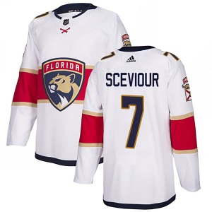 Men's Colton Sceviour Florida Panthers Authentic Away Jersey - White