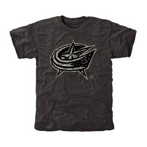 Men's Columbus Blue Jackets Rink Warrior Tri-Blend T-Shirt - Black