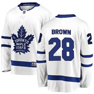 Men's Connor Brown Toronto Maple Leafs Breakaway Away Jersey - White