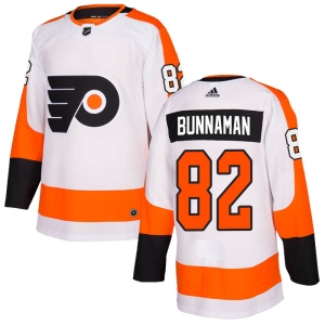 Men's Connor Bunnaman Philadelphia Flyers Authentic Jersey - White