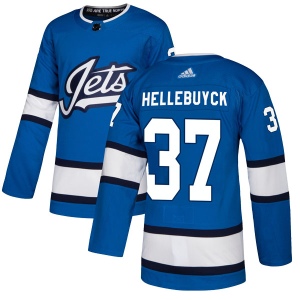 Men's Connor Hellebuyck Winnipeg Jets Authentic Alternate Jersey - Blue