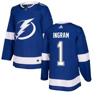 Men's Connor Ingram Tampa Bay Lightning Authentic Home Jersey - Blue