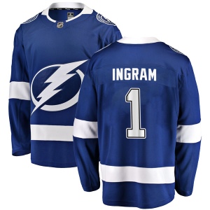 Men's Connor Ingram Tampa Bay Lightning Breakaway Home Jersey - Blue