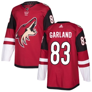 Men's Conor Garland Arizona Coyotes Authentic Maroon Home Jersey