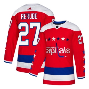 Men's Craig Berube Washington Capitals Authentic Alternate Jersey - Red