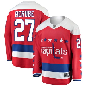 Men's Craig Berube Washington Capitals Breakaway Alternate Jersey - Red