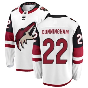 Men's Craig Cunningham Arizona Coyotes Authentic Away Jersey - White