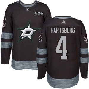 Men's Craig Hartsburg Dallas Stars Authentic 1917-2017 100th Anniversary Jersey - Black