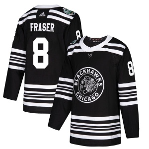 Men's Curt Fraser Chicago Blackhawks Authentic 2019 Winter Classic Jersey - Black