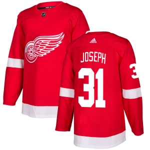 Men's Curtis Joseph Detroit Red Wings Authentic Jersey - Red