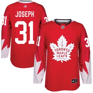 Men's Curtis Joseph Toronto Maple Leafs Authentic Alternate Jersey - Red