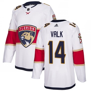 Men's Curtis Valk Florida Panthers Authentic Away Jersey - White