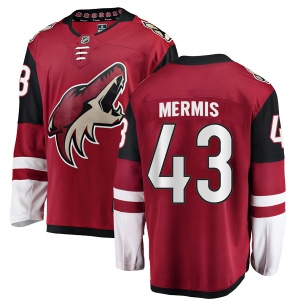 Men's Dakota Mermis Arizona Coyotes Authentic Home Jersey - Red