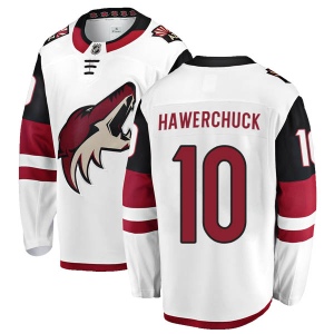 Men's Dale Hawerchuck Arizona Coyotes Authentic Away Jersey - White