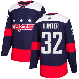 Men's Dale Hunter Washington Capitals Authentic 2018 Stadium Series Jersey - Navy Blue