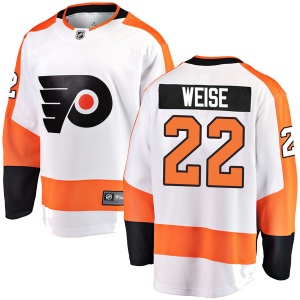 Men's Dale Weise Philadelphia Flyers Breakaway Away Jersey - White