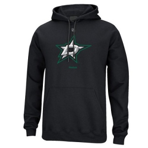 Men's Dallas Stars Primary Logo Pullover Hoodie - - Black