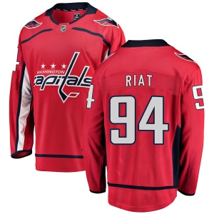 Men's Damien Riat Washington Capitals Breakaway Home Jersey - Red