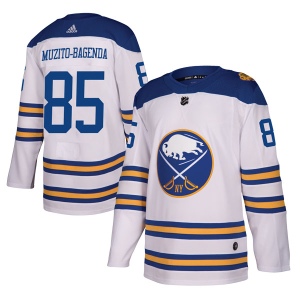 Men's Daniel Muzito-Bagenda Buffalo Sabres Authentic 2018 Winter Classic Jersey - White